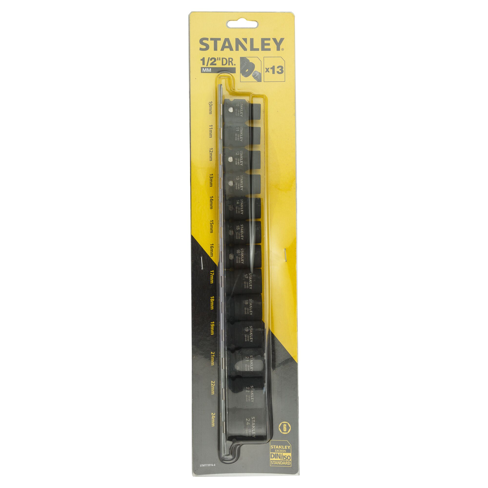 Stanley deep clearance impact socket set