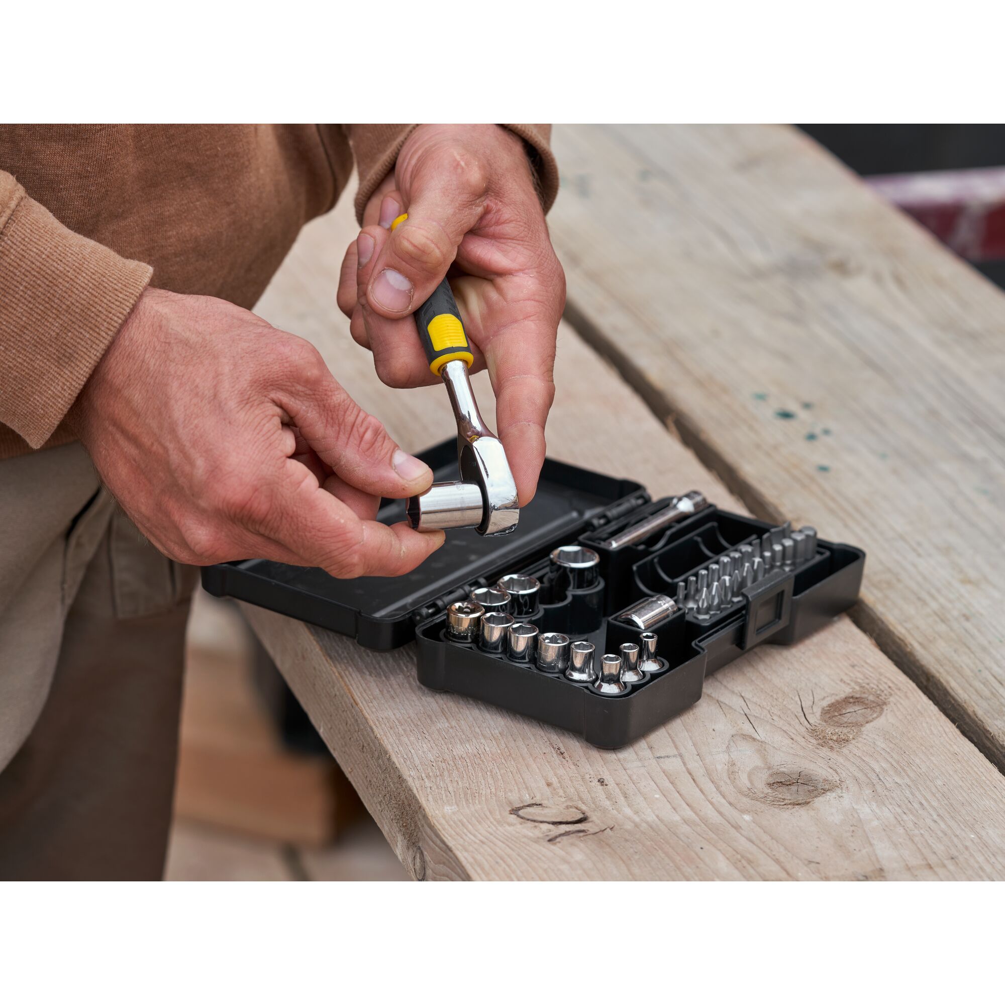 Stanley 37 piece socket outlet set