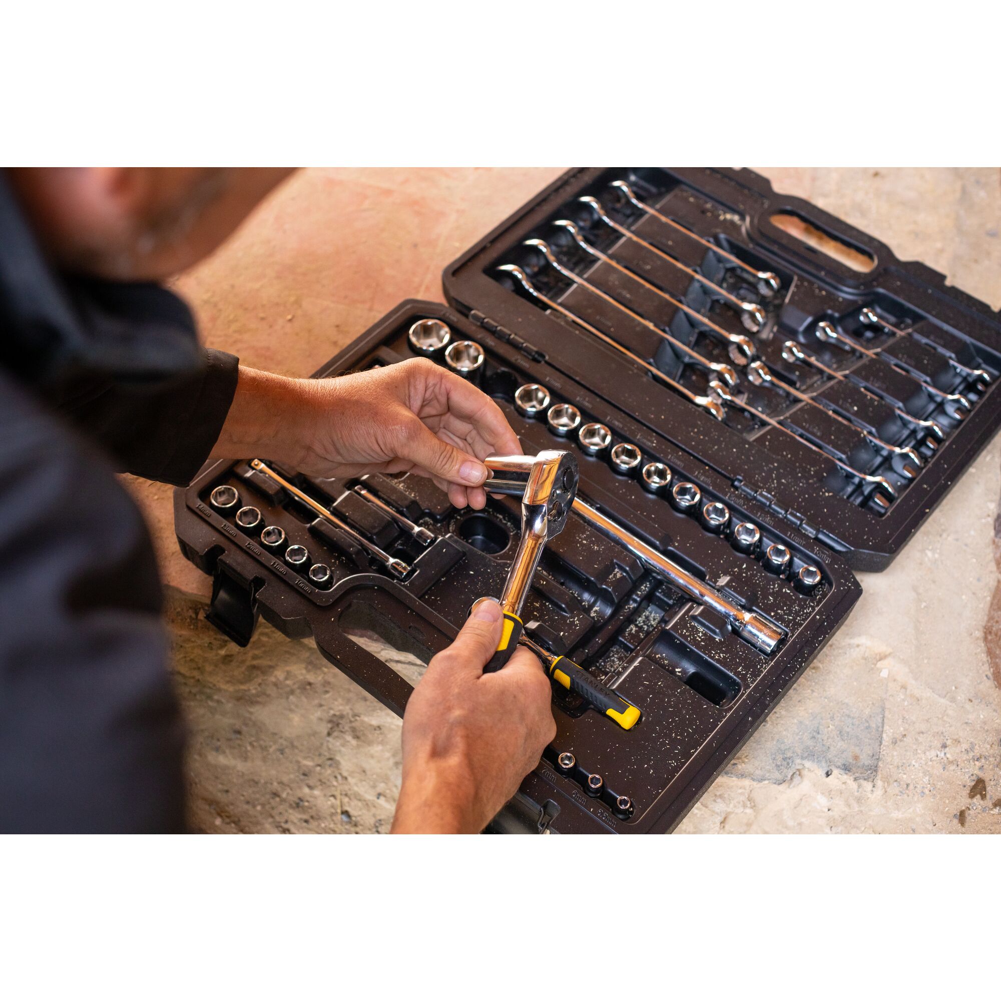 Stanley 41 piece socket shop set