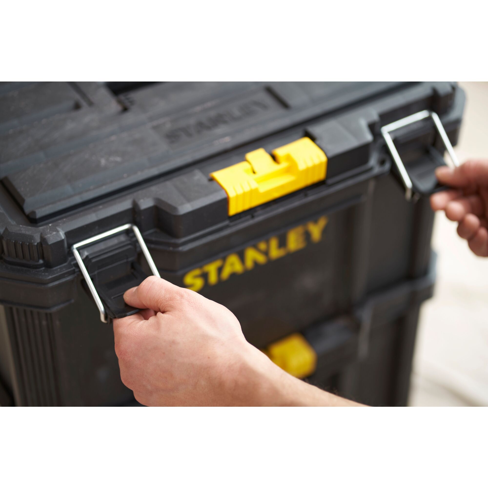 Stanley 3 in 1 deals rolling workshop plastic tool box